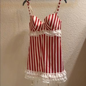 Victoria’s Secret candy striper onesie